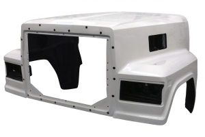 JP-F02 Aftermarket,  Fits Ford LTL Hood with Quad Headlights 1982 to 1997