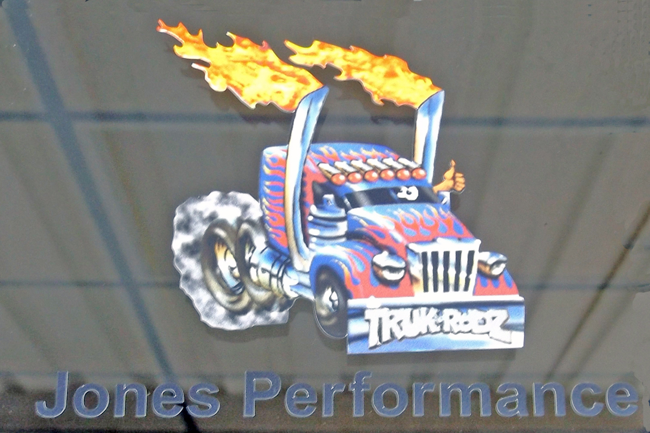 JP-LOGOTR - Truk-Rodz Logo Window Decal Sticker - Image 2