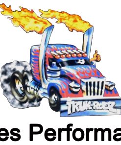 JP-LOGOTR - Truk-Rodz Logo Window Decal Sticker