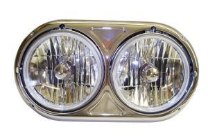 340-499-217407i Aftermarket A Model Dual Headlight Assembly upgrade W/Bezel Left side