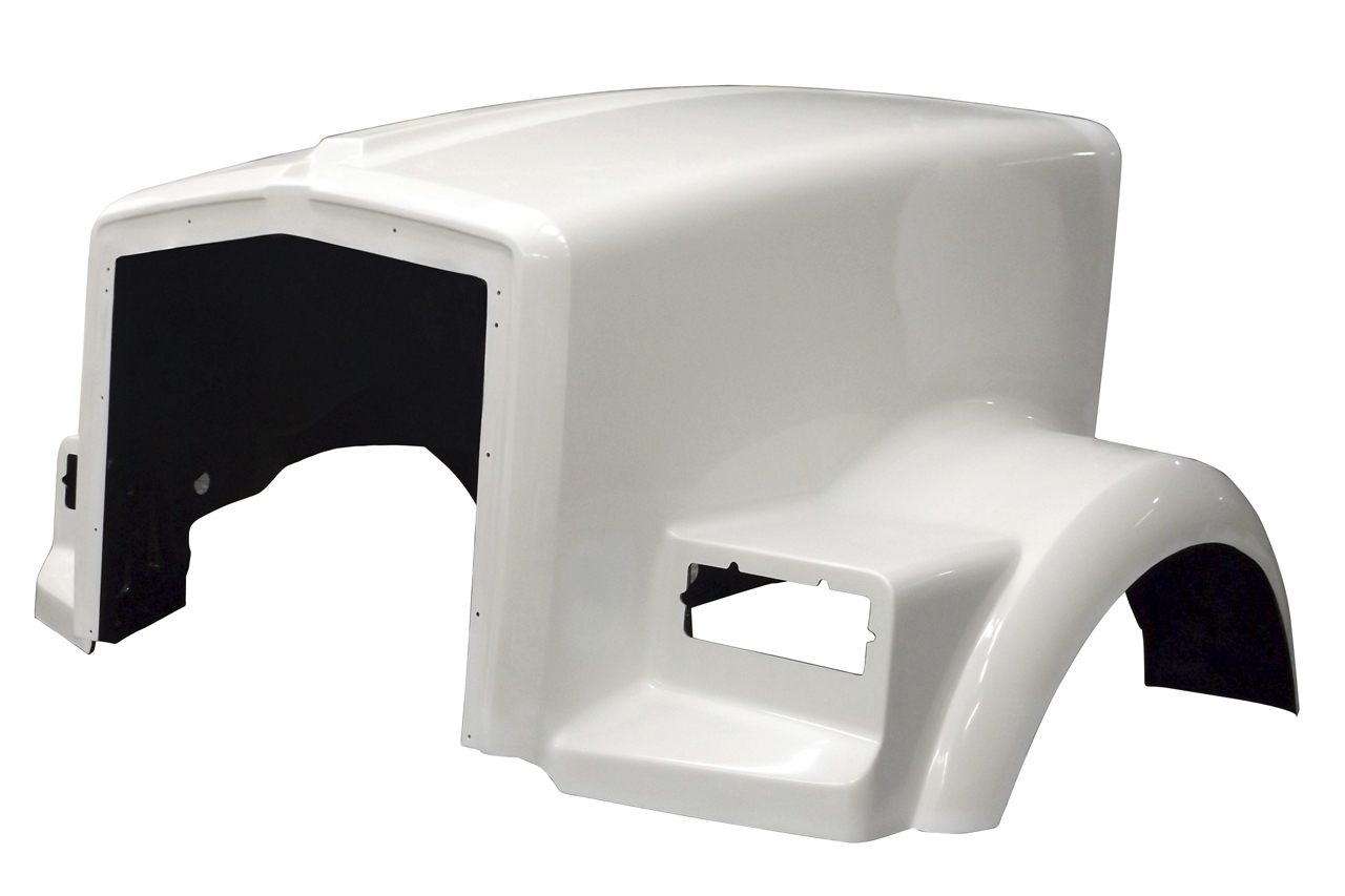 JP-K04 Aftermarket, Fits Kenworth T800A Hood with Straight Cowl 1986 and newer