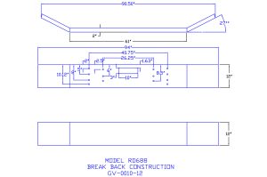 Alternative view of 150-GV-0010-12 Aftermarket,  Fits Mack RD688 DM Bumper 12" Tall