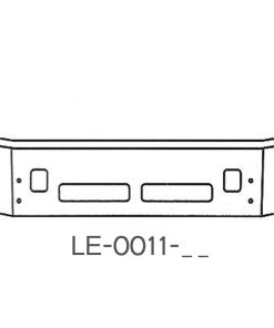 180-LE-0011-15 Aftermarket,  Fits 1998 to 2003 Volvo VNL 42T VNL 64T Bumper SBA 12" Tall with step,  and tow holes