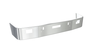120-0278SSC FREIGHTLINER BUMPER FLD 112 SBA 00-03,  FLD 120 SBA 00-07 STAINLESS STEEL ALUMINUM