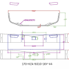 170-HZA-5010-16Y-V4 PETERBILT 579 BUMPER 2021 AND NEWER SBA WITH FACTORY FOG HOLES