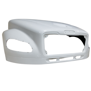 Alternative view of JP-FL37 Aftermarket Fits FREIGHTLINER M2 PLUS HOOD 2023 NEW STYLE W/VALANCE ACCEPTS BEZELS