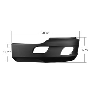 141-BKW-41812 BUMPER COVER WITH FOG LIGHT OPENING FOR 2013-2021 KENWORTH T680 - DRIVER SIDE