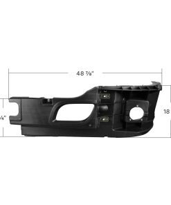 141-BKW-41816 BUMPER REINFORCEMENT WITH FOG LIGHT HOLES FOR 3-2021 KENWORTH T680-DRIVER SIDE
